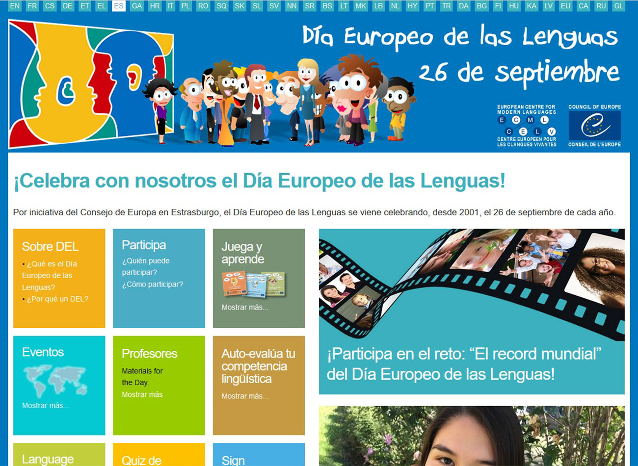 Día europeo de las lenguas